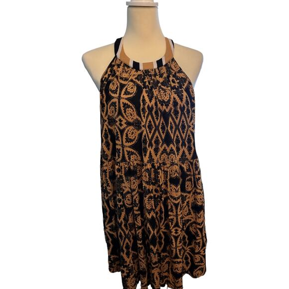 Free People Mimi Tunic in Black Combo, Size Medium - Picture 1 of 4